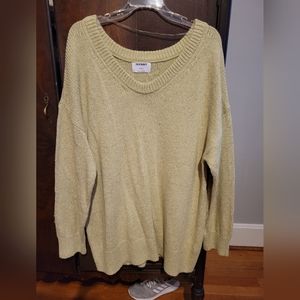 Old Navy Tunic Length Sweater Light Green‎ XL